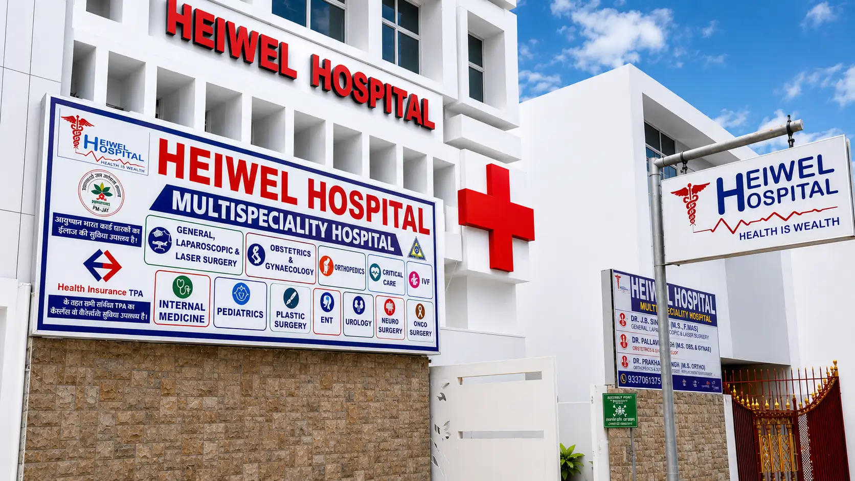 HEIWEL Hospital Branding